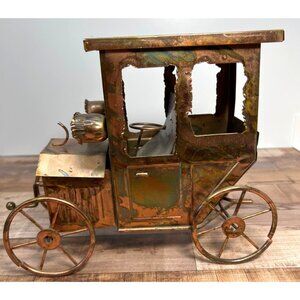Vintage George Good Copper Car Music Box Model T